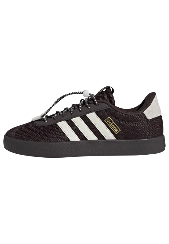 adidas Women's VL Court 3.0 Shoes - Aurora Coffee/Off White - Image 1