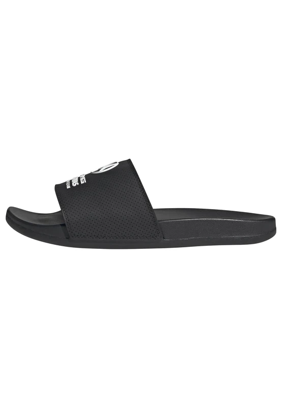 adidas Unisex MERCEDES - AMG PETRONAS FORMULA ONE TEAM ADILETTE COMFORT SLIDES, core black/core black/ftwr white, 7 UK