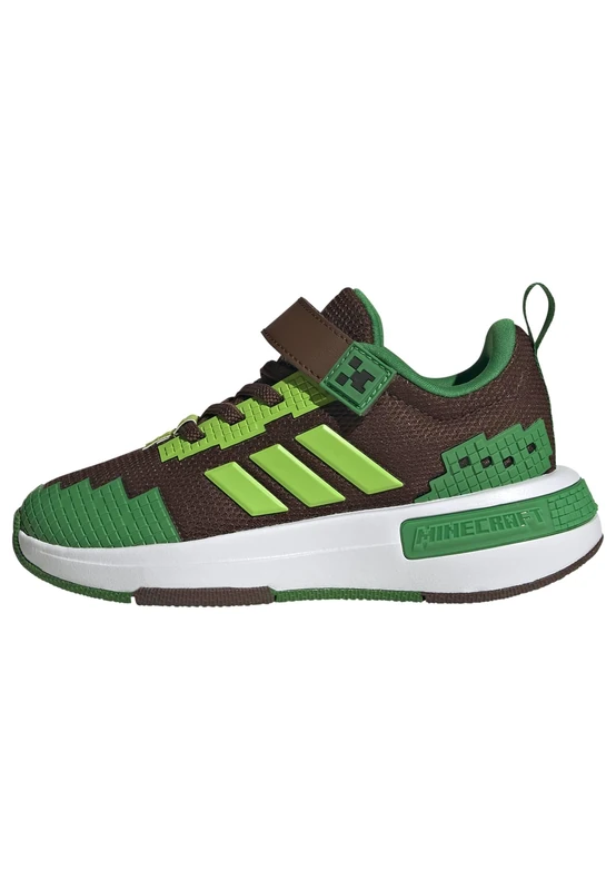 adidas Unisex Kids Minecraft PRO Shoes Children, Auburn/semi Solar Green/FTWR White, 2.5 UK