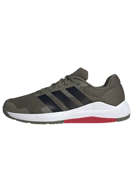 adidas Men's Dropset Base Training Shoes, Olive strata/core Black/Pure Ruby, 11.5 UK