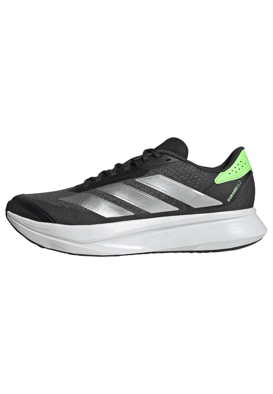 adidas Men's Duramo SL 2 Running Shoes, Carbon/Silver met./Lime Burst, 12.5 UK