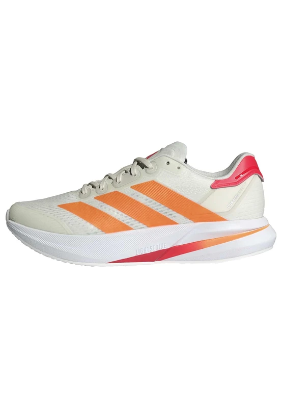 adidas Men's Duramo Speed 2 Running Shoes, Off White/Lucid Orange/Lucid red, 7.5 UK