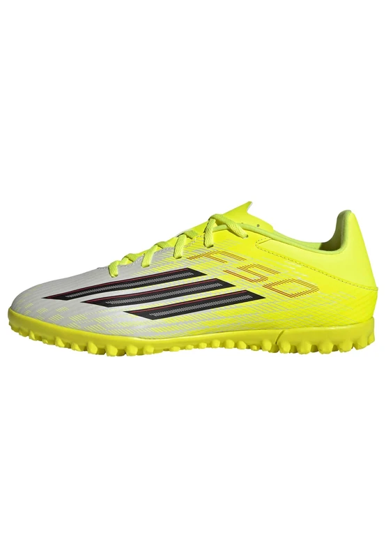 adidas Unisex F50 Club Turf Football Shoes, Team Solar Yellow 2/core Black/Lucid red, 6 UK