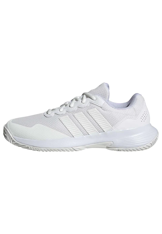 adidas Women's GAMECOURT 2 Tennis Shoes, FTWR White/FTWR White/FTWR White, 9.5 UK