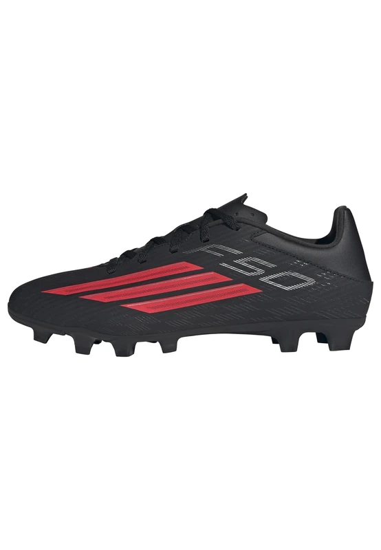adidas Unisex F50 Club Firm Ground/Multi Ground Football Boots, core Black/Lucid red/core Black, 8.5 UK