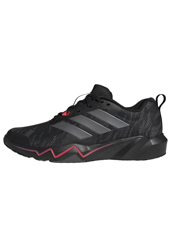 adidas Men's Rapidmove Go Training Shoes, core Black/Grey Five/Lucid red, 7 UK