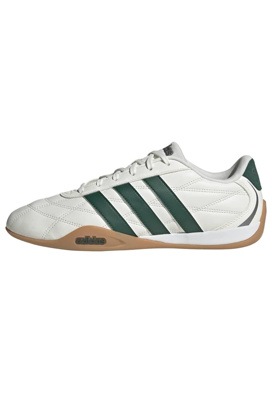 adidas Men's ADIPISTA Shoes, core White/Collegiate Green/Gum 3, 8 UK
