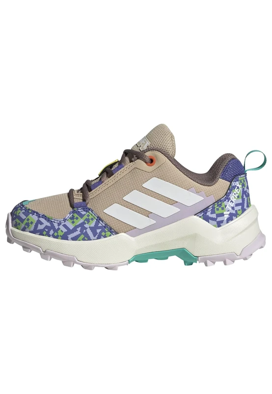 adidas Unisex Kids Minecraft Terrex AX4R Hiking Shoes, Magic Beige/FTWR White/semi Impact Orange, 10.5 UK Child