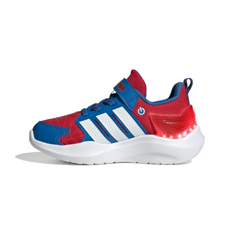 adidas Unisex Kids Marvel Spider-Man Lightorama Runner Children Shoes, Better Scarlet/FTWR White/Bright Royal, 13.5 UK Child