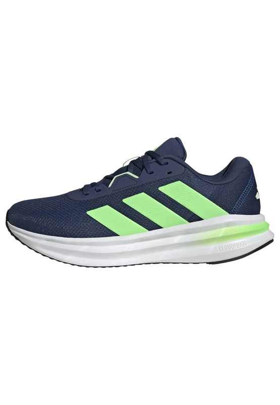 adidas Men's Galaxy 7 Running Shoes, tech Indigo/Lime Burst/Dark Blue, 11 UK