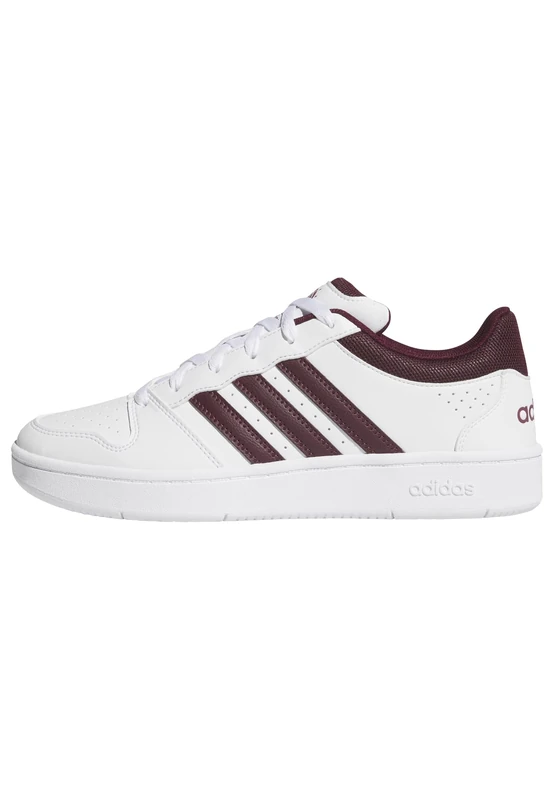 adidas Men's Hoops Classic Shoes, FTWR White/Maroon/FTWR White, 4 UK
