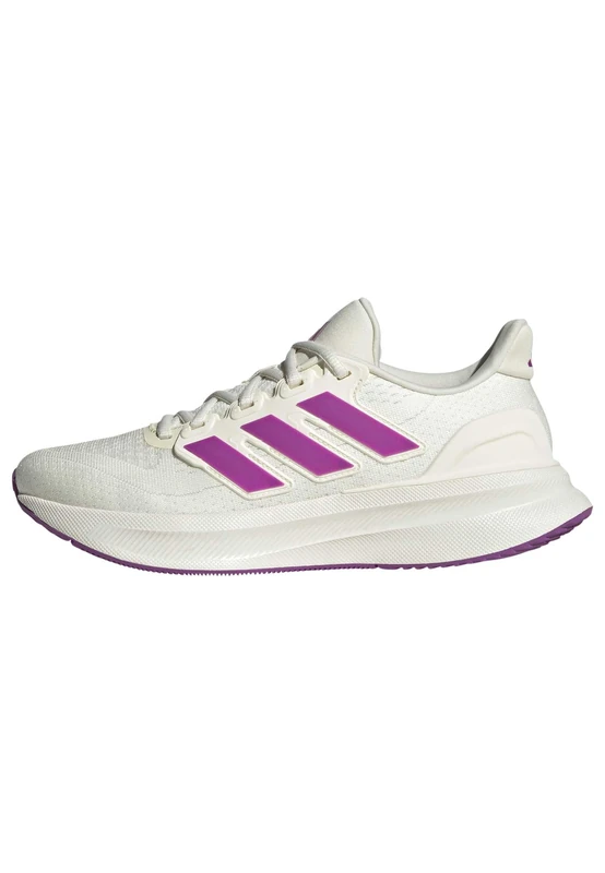 adidas Women's Ultrarun 5 Running Shoes, Off White/Purple Burst/core Black, 8.5 UK
