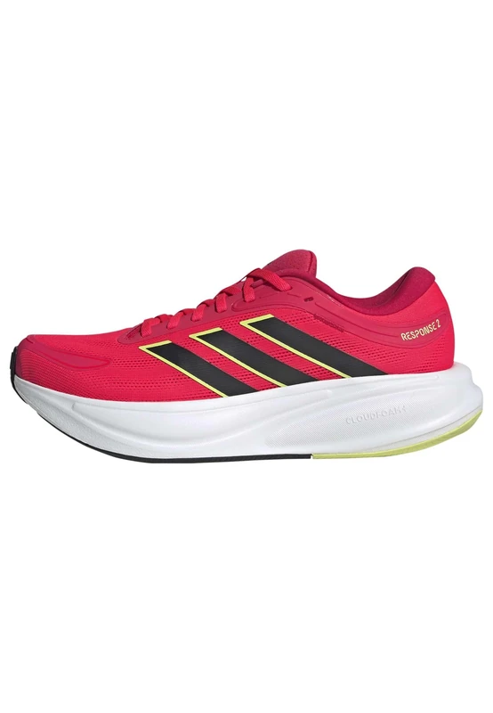adidas Men's Response 2 Running Shoes, Lucid red/core Black/Pulse Lime, 7 UK