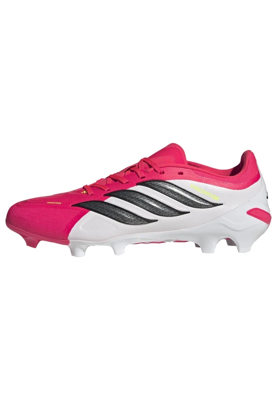 adidas Unisex Predator League Firm Ground Football Boots, Lucid red/core Black/FTWR White, 4 UK