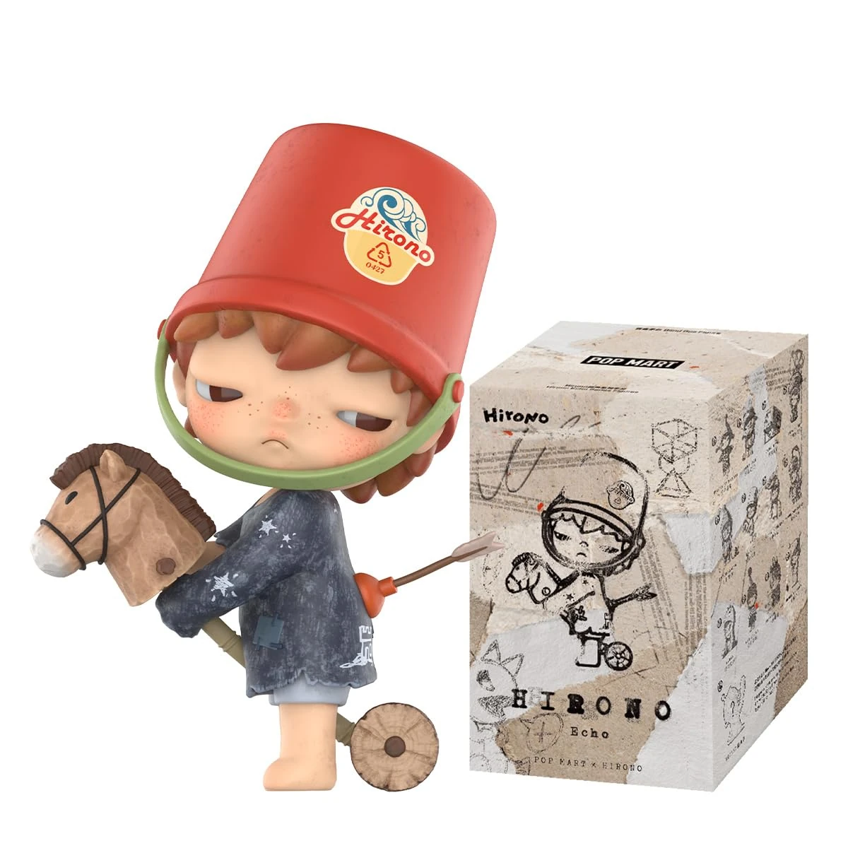 POP MART Hirono Echo Series Figures 1Box 2.5 inches Articulated Character Premium Design Gifts for Women Fan-Favorite Chic Art Toy Action Figure