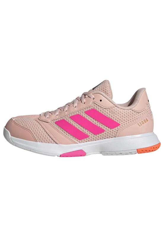 adidas Women's Ligra 8 Womens Indoor Shoes, Blush Pink/Lucid Pink/FTWR White, 9 UK