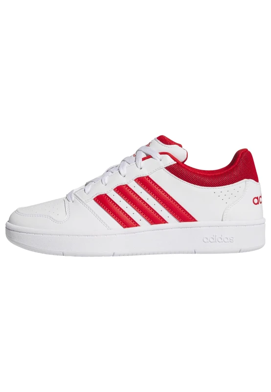 adidas Men's Hoops Classic Shoes, FTWR White/red/FTWR White, 13.5 UK