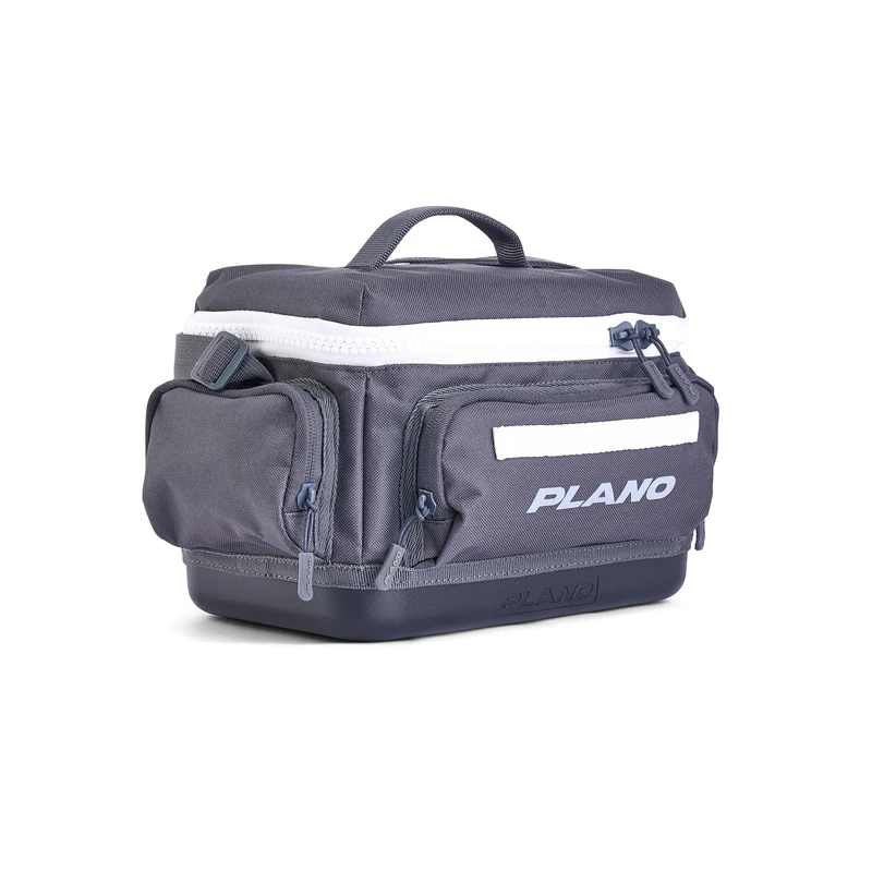 PLANO Weekend Tackle Bag 3500 | Waterproof Molded Base | Large Main Compartment | Quick Access Slip Pockets | Daisy Chain Gear Attachment | Durable 600D Polyester | Includes 2 StowAways | 3500 Size