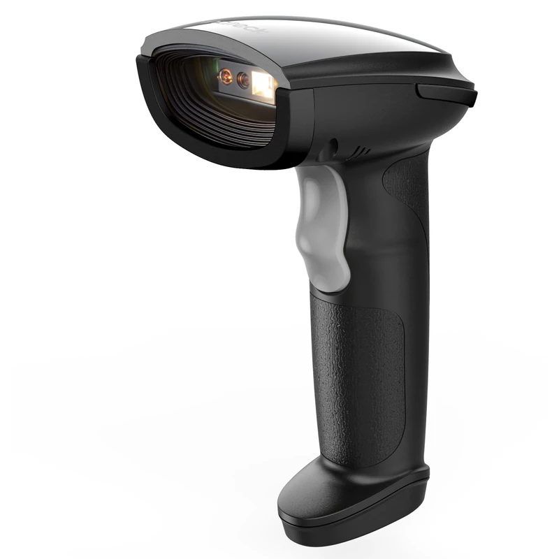 Inateck Barcode Scanner Bluetooth, 1D 2D QR Code Scanner Wireless, 1 Charge 3 Months, Handheld Scanner Wireless with App and SDK, BCST-23, Dark Gray