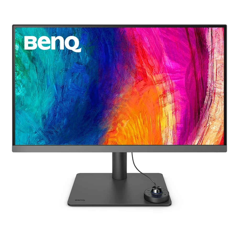 BenQ PD2706U, 27" inch IPS Panel, 4K UHD (3840 x 2160), 5ms, 60Hz, 1200:1 Contrast, 100% sRGB/100% Rec.709/95% P3, DisplayHDR 400, Pantone SkinTone, Calman, USB-C Professional Design Monitor