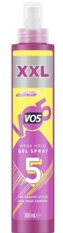 VO5 Mega Hold Gel Spray XXL 300ml – Extreme Hold & Long-Lasting Control