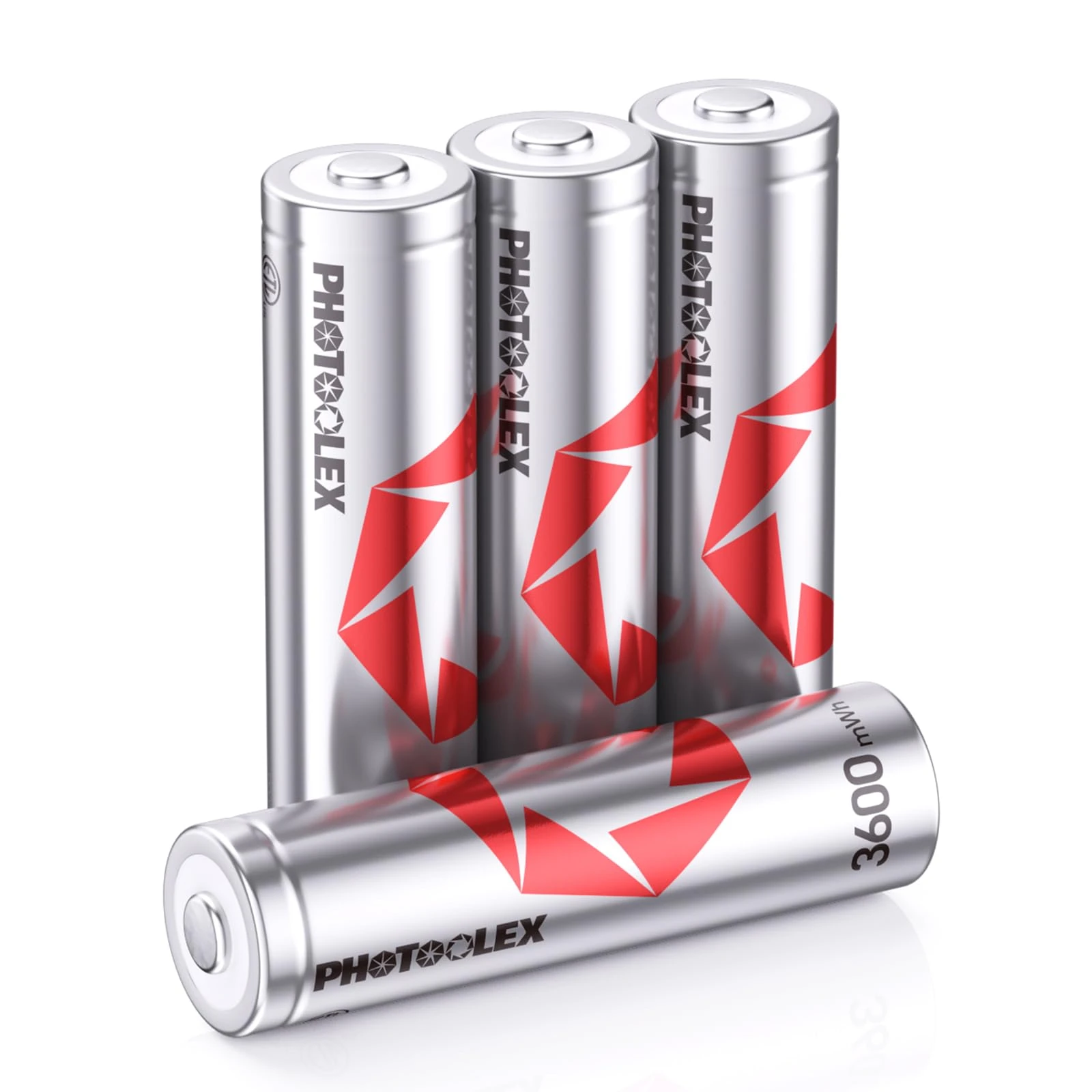 Rechargeable AA Batteries (Pack of 4), Lithium Battery 3600mWh High Capacity Rechargeables Batteries 1600+ Cycles Long Lasting Rechargeable Double A Battery for Blink Xbox