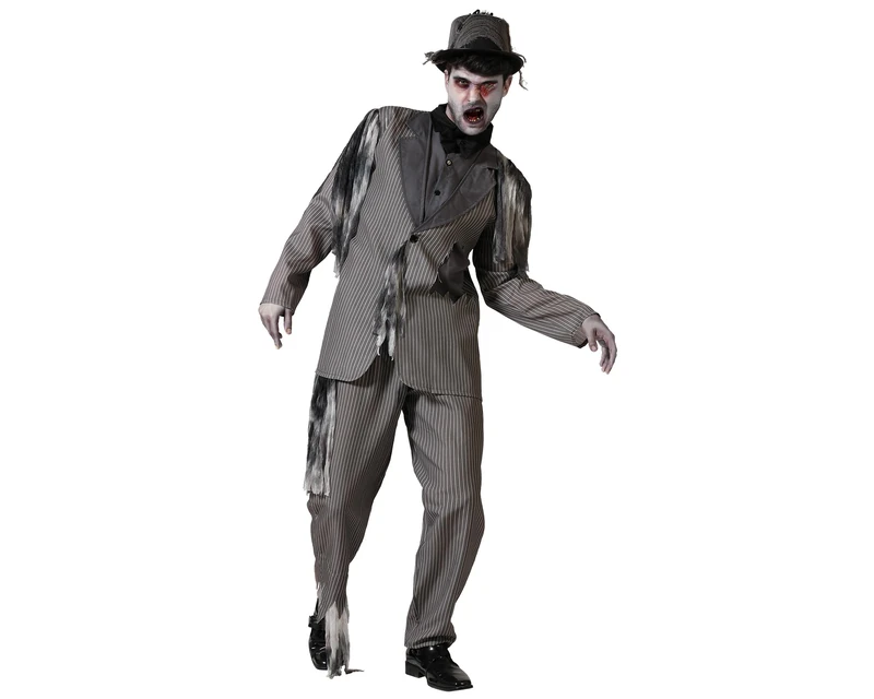 Atosa 80797 Disfraz Novio Gris Adulto Hombre Adults, Groom Halloween Grey Costume, XS-S