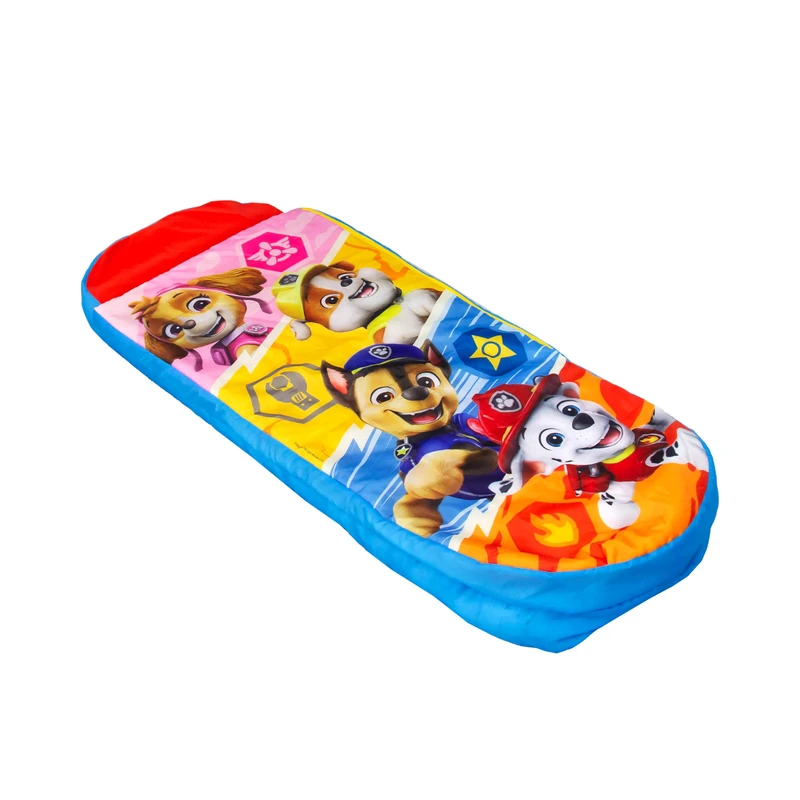 Character World Paw Patrol ReadyBed Kids Inflatable Air Bed and Sleeping Bag with Pump | Skye, Marshall, Rubble and Chase Design | Travel Mattress for Sleepovers and Camping or Home Use - Image 1