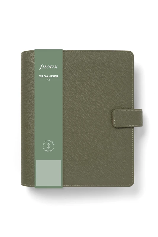 Filofax A5 Camden Organiser - Olive