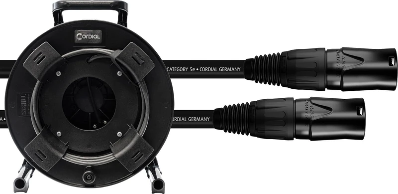 Cordial CSE50NN5E-PUR-SD CAT 5E Network Cable Reel 50m - Image 1