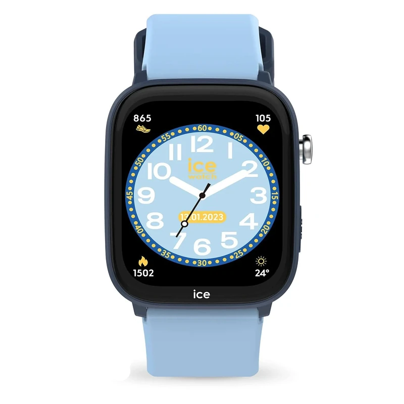 Ice-Watch - ICE smart junior 3.0 Find My Blue Light blue - Boy's geolocatable smartwatch with silicon strap - 024548 (1.75 inches)