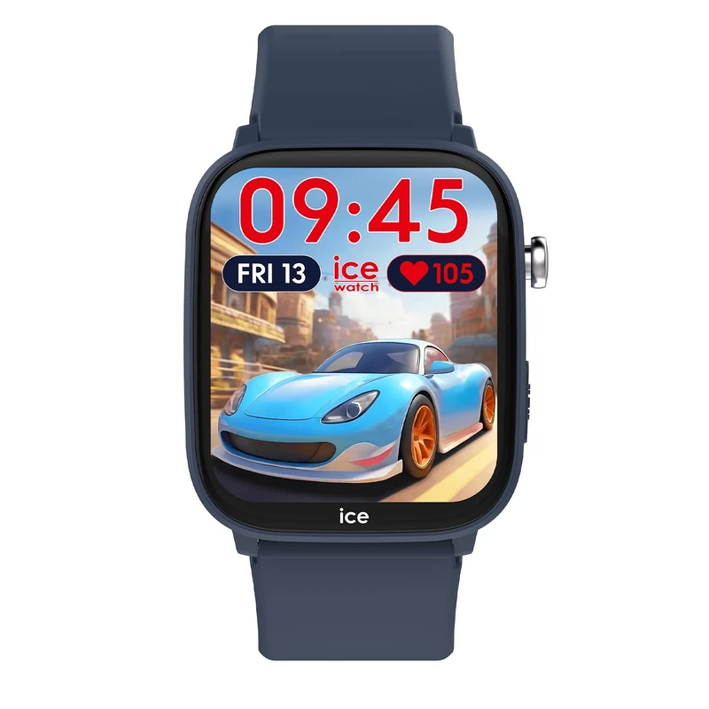 Ice-Watch - ICE smart junior 3.0 Find My Blue - Boy's geolocatable smartwatch with silicon strap - 024547 (1.75 inches)