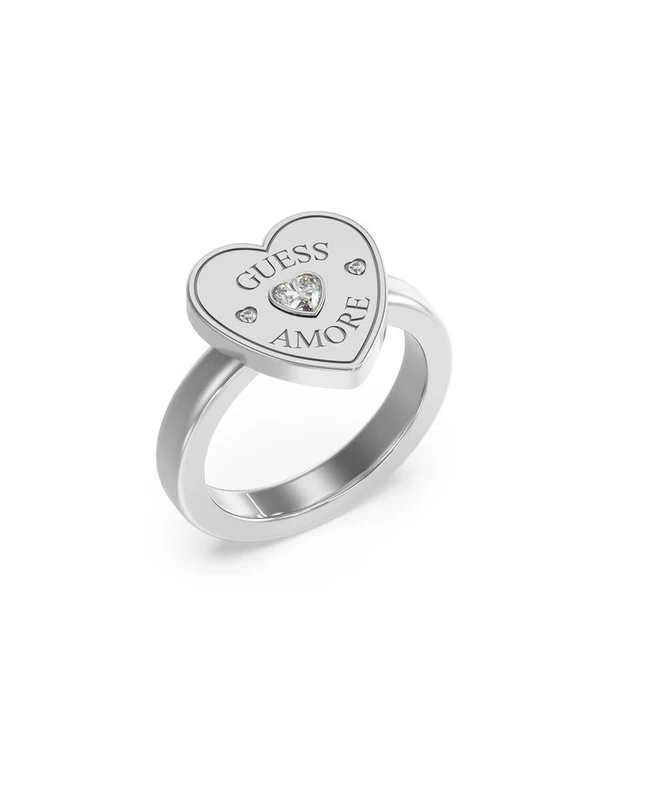 ANILLO GUESS - GUESS AMORE Color: Plata/Size: 54,00