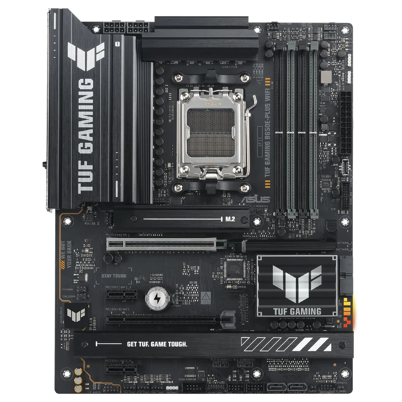 Asus TUF GAMING B650E-PLUS WIFI, AMD B650, AM5, ATX, 4 DDR5, HDMI, DP, Wi-Fi 6E, 2.5G LAN, PCIe5, RGB, 3x M.2