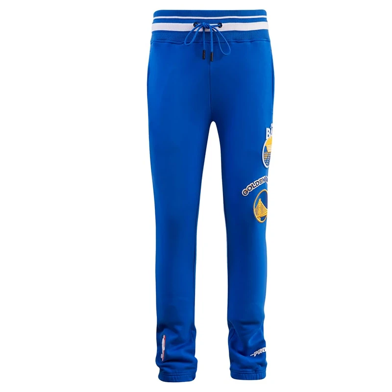 Pro Standard Mens NBA Golden State Warriors Retro Classics Sweatpant Royal Blue L