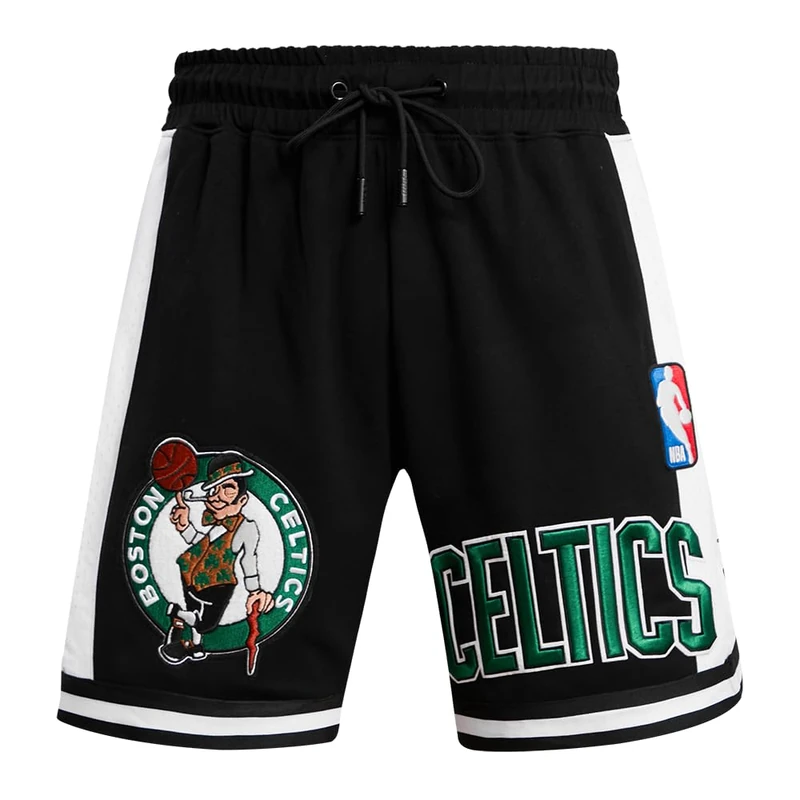 Pro Standard Mens NBA Boston Celtics Retro Classics Athletic Short Black S
