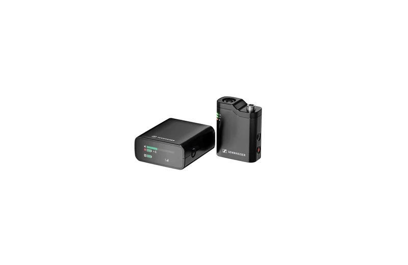 Sennheiser PROFILE WIRELESS 1-Channel All-In-One 2.4 GHz Clip-On & Handheld Microphone System | Includes Receiver, 32-bit float feature, 1 Clip-On Microphone & Carrying Pouch (700278)