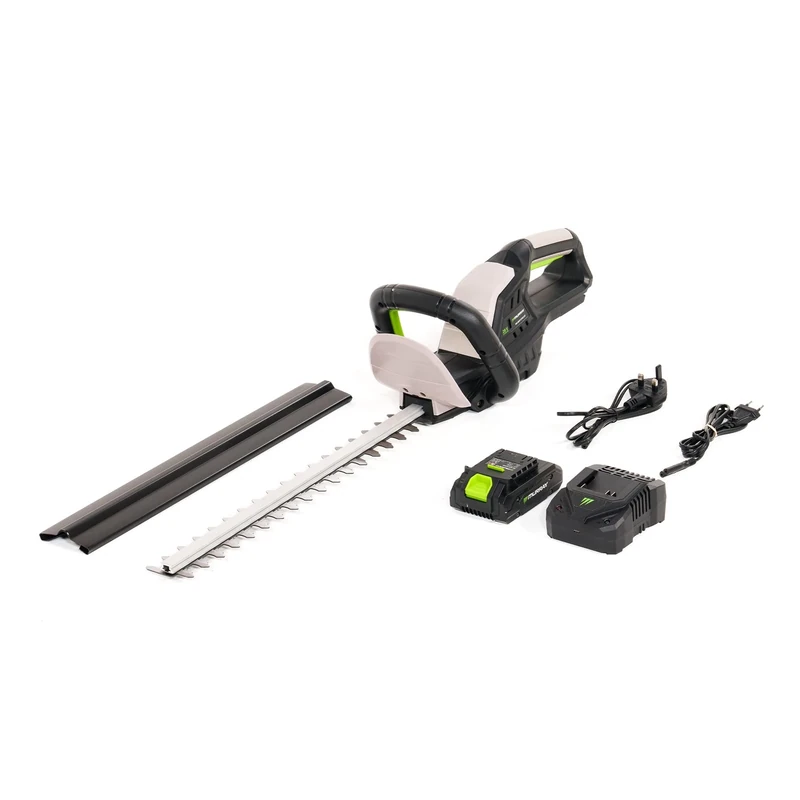 Murray Cordless Hedge Trimmer 20V MU-BAT-HT45-KIT – Cordless Hedge Trimmer with 45.5 cm Steel Blade – Safety Dual Switch, 16 mm Cutting Thickness & 1550 RPM for Precise Hedge Maintenance