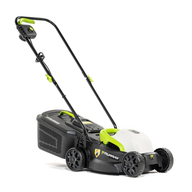 Murray LE320E 2-in-1 Electric Lawn Mower - Compact 1200W/32cm with 27L Pickup Tray for Small Areas - Ergonomic Handle and Overload Protection