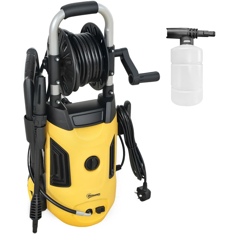 Outsunny 1800W High Pressure Washer - 150 Bar Jet Wash