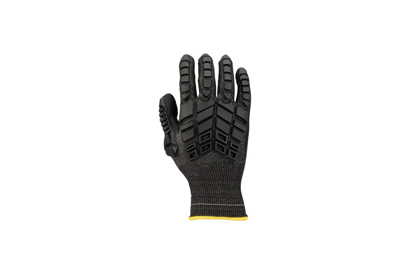 Honeywell Rig Dog Light NBR 2332275N Knitted Cut Protection Gloves with Nitrile Foam Coating, Cut Level A3, Black, Glass Fibre-Free, Size 9L, 2332275N-9 (BAG with 12 Pairs)