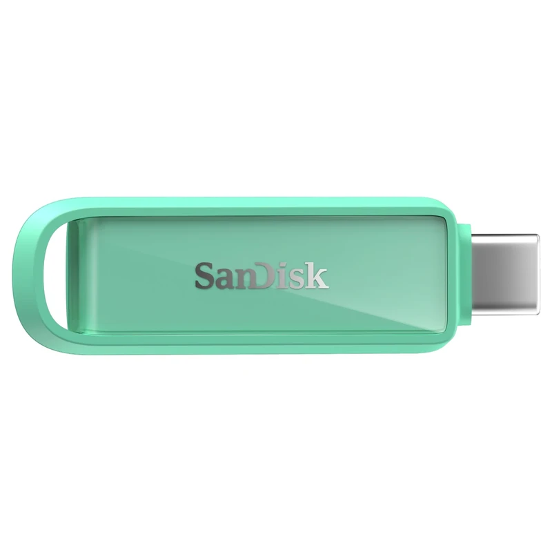 SANDISK Phone Drive for USB Type-C devices 1TB (for smartphones, tablets, and computers, speeds up to 150MB/s, Auto Backup, Data Recovery) - Seafoam Green