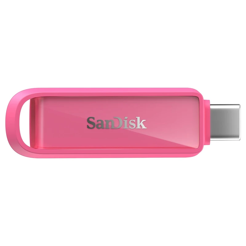SANDISK Phone Drive for USB Type-C devices 1TB (for smartphones, tablets, and computers, speeds up to 150MB/s, Auto Backup, Data Recovery) - Seastar Pink