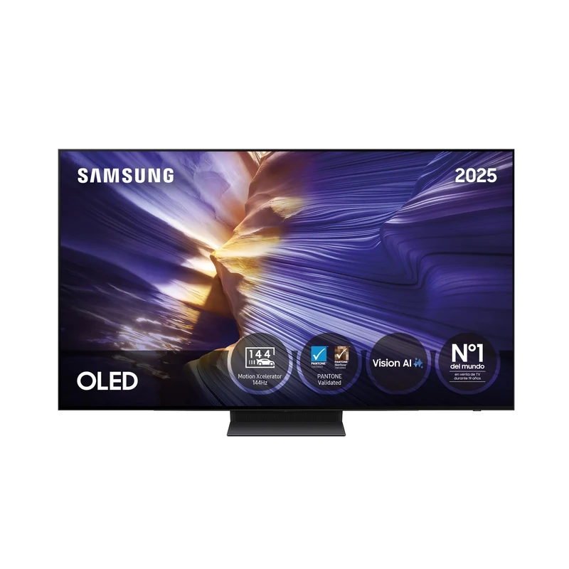 Samsung 55 inch OLED S93F 4K Smart TV with AI Vision, Motion Xcelerator 144Hz and Pantone Certified Colors [Spanish version]