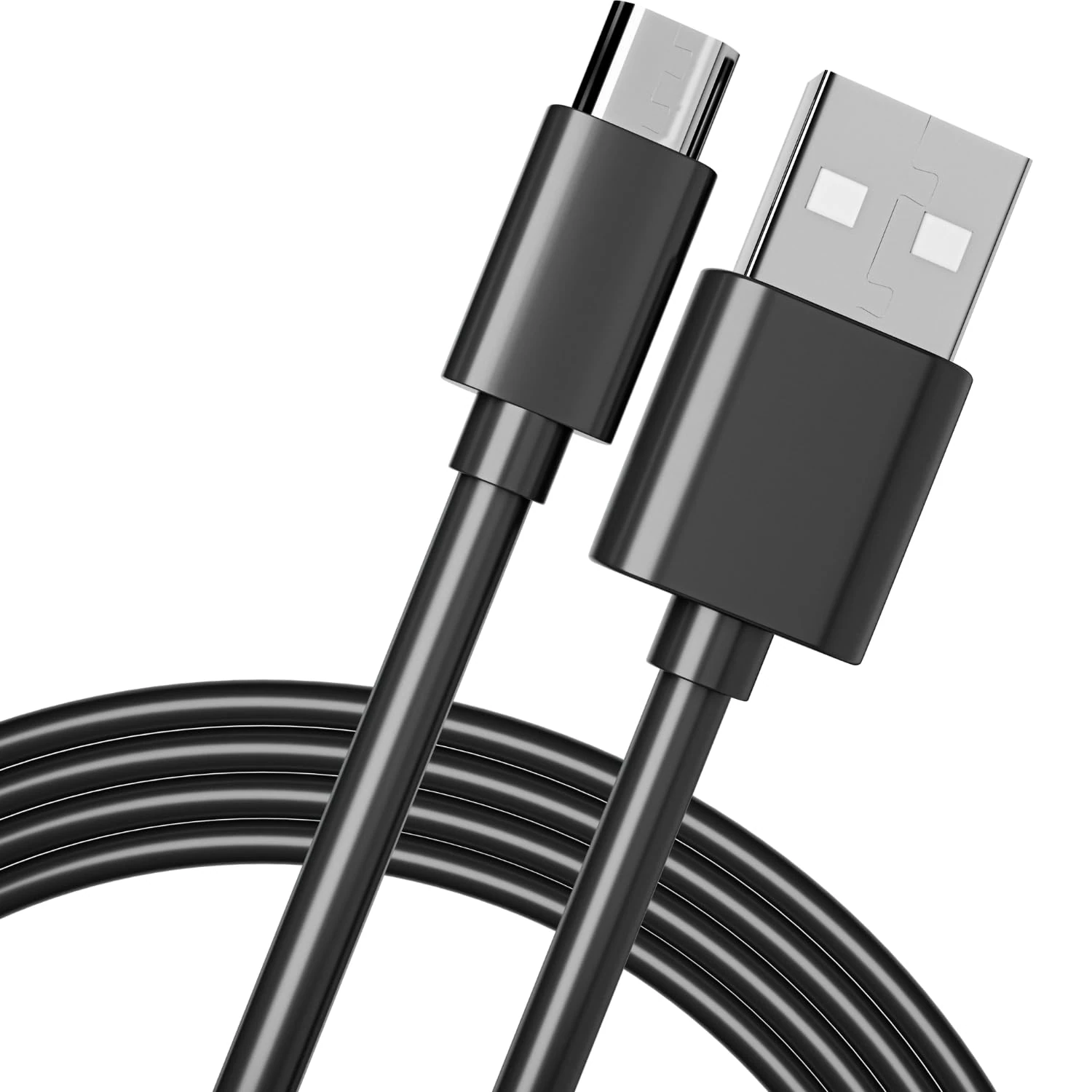 pluX Kindle Charger Cable Micro USB Charging Power Lead for UK Amazon Kindle, Paperwhite, Fire, Oasis Tablet (Compatible with Kindles 2007-2018) Replacement E-Reader Adapter Wire Fast Charge - 2m