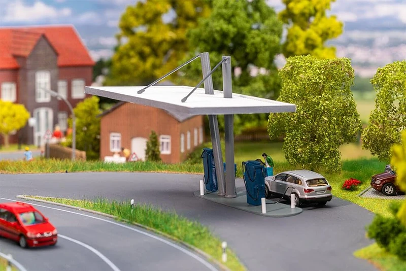 Faller 130153 H0 Electric Filling Station - Model Train Accessory
