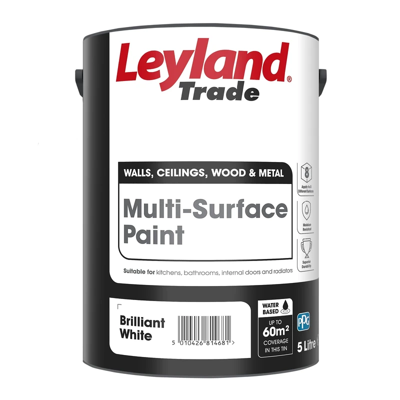 Leyland Trade - Smart Multisurface - Brilliant White - 5L
