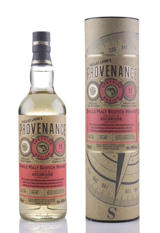 PROVENANCE, AUCHROISK, 2008, 11 YEARS OLD, 70CL, 46% ALC./VOL.