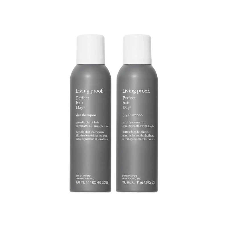 Living Proof Perfect Hair Day™ Dry Shampoo for Women & Men – Detoxifies Scalp, Actually Cleans Hair by Absorbing Oil, Sweat & Odor, Leaves Soft Hair with Light Texture & Long-Lasting Crisp Scent