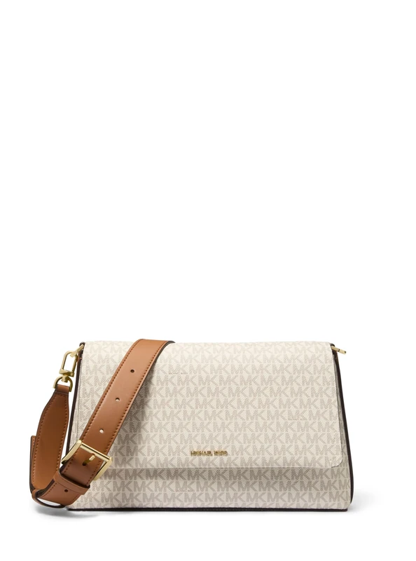 Michael Kors Nessa LG Messenger Bag - Logo Print Canvas